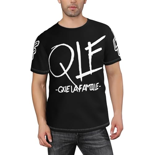 PNL* Rap T-Shirt Homme à Manches Courtes Respirant – Tee-Shirt Léger Streetwear Rap Français...