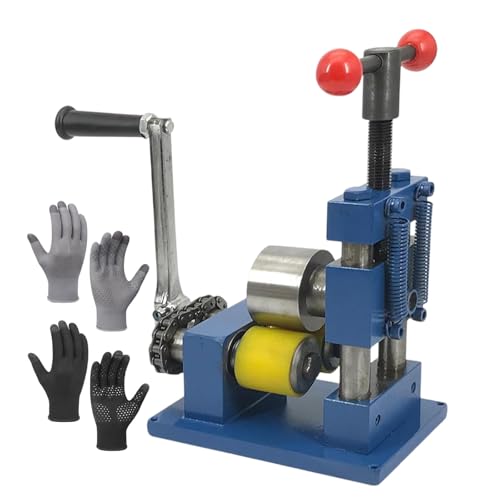 Máquina laminadora manual de joyas, máquina dobladora de anillos y pulseras para procesar anillos, pulseras y pendientes, herramienta de prensa de joyería para joyeros profesionales y entusiastas