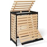 IDMarket - Kompostbehälter aus Holz 360L