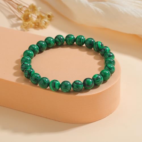 Womens Crystal Beaded Bracelets for Women Men Protective Energy Bracelet Natural Gemstone Bead Bracelet3