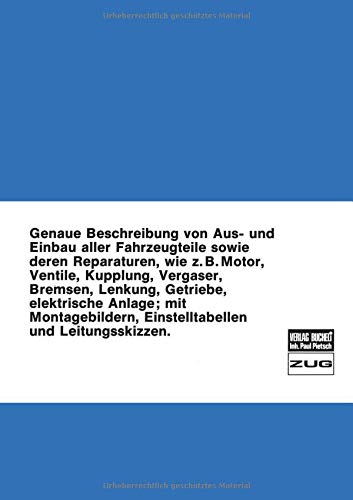 VW Transporter/Bus 1968-1975 (Reparaturanleitungen)