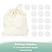 Wegreeco Reusable Cotton Rounds - Makeup Remover Pads - Facial Cloth for Removing Makeup (Cotton Velour, White)