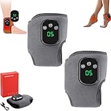ONWSS 2026 New Foot Massager for Neuropathy,Triple Method Massager,with 3 Vibration Modes & 5 Heat Levels, Heated Ankle Wrap for Home/Office/Travel (2pcs)