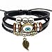 Produktbild Armband Armreif,Schmuck Geschenk, Fashion 3/4PCS/Set Punk Leather Bracelet Lucky Spade Straight Flush Poker Handmade Charm Bracelet Men Friendship Homme Jewelry C 17A