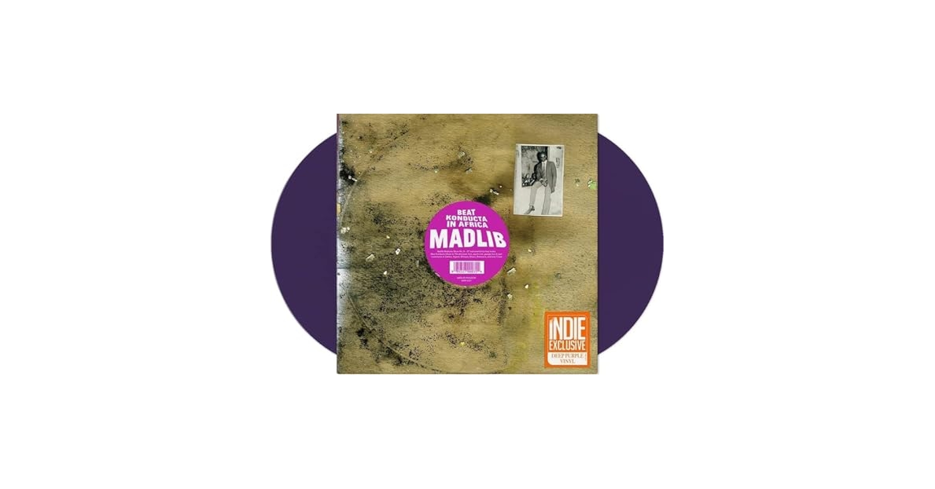 米2LP Madlib Beat Konducta In Africa MMS003I Madlib Invazion /00260 Madlib – Beat Konducta In Africa – 3 x Vinyl (Limited