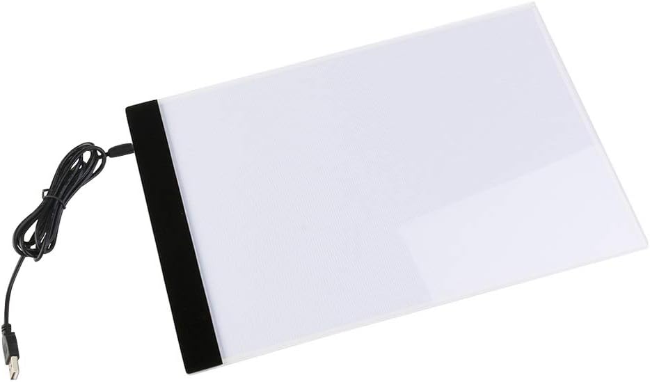 Ledmomo トレース台 ライトテーブル ライトボックス Led ライトボード A5サイズ 三段階調光 Usb給電 子供練習用 マンガ 書道 イラスト スケッチ ケーブル 正規激安 建築設計製図 デッサン