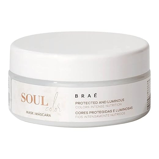 Braé Soul Color Máscara Matizadora - Prolonga Cor e Brilho, Hidratação Profunda - 200g