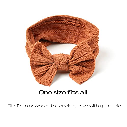 image for Prohouse 12 Pack Baby Nylon Headbands Hairbands Hair Bow Elastics Hand