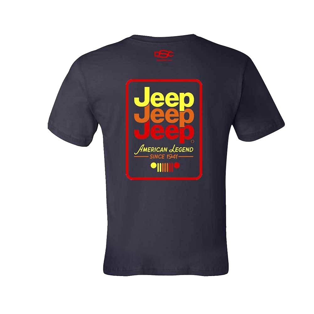 Jeep Mens Triple Echo T-Shirt | American Legend Since 1941 | 100% Cotton Gifts for Men