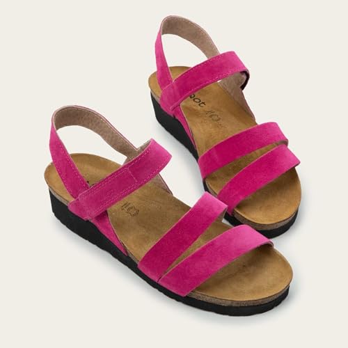 Image of NAOT Kayla Women's Sandals - Supportive 3-Strap Design with Backstrap, Cork & Latex Footbed - Arch Support - Travel-Friendly Comfortable Walking Sandals for All-Day Wear
