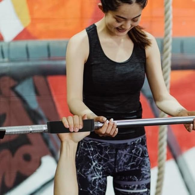 HANABASS Barbell Grips 2pcs Dumbbell Handles Bar Grips Weight Lifting Bar Cushion Pad Horizontal Bars Cover Power Lifting Strength Training Equipment Anti-slip Pad