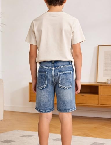 Bermuda à fermeture éclair garçon pantalon été décontracté - 2
