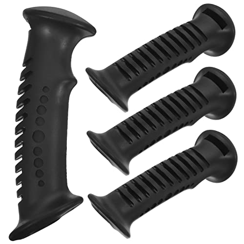 FOMIYES スキーポールハンドル 交換用ハンドル トレッキングポール用 4個パック アウトドアアクティビティに最適な快適なグリップ