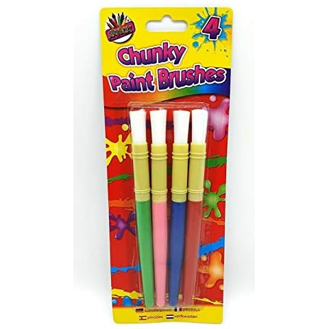 4 Kids Childrens Chunky Paint Brushes Cover
