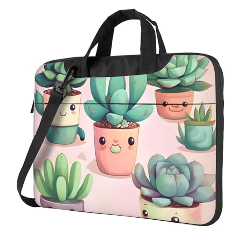 Sac ordinateur portable succulentes chic pour vos trajets quotidiens et réunions