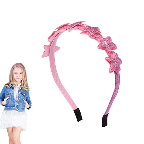 Arco de cabelo infantil - Princesa Headpiece,Argola para cabeça de menina brilhante para cerimônia d