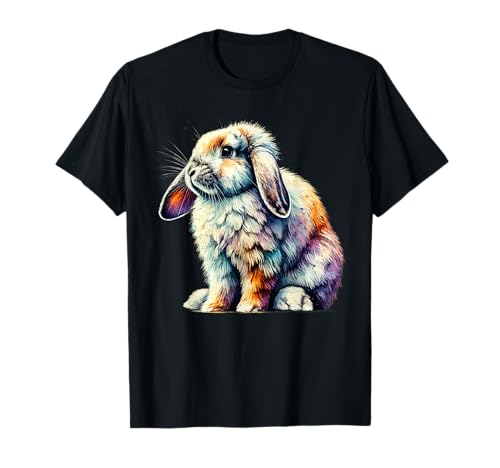 Lustiges Kaninchen Tierliebhaber Süß Hase Hasen Bunny Kunst T-Shirt