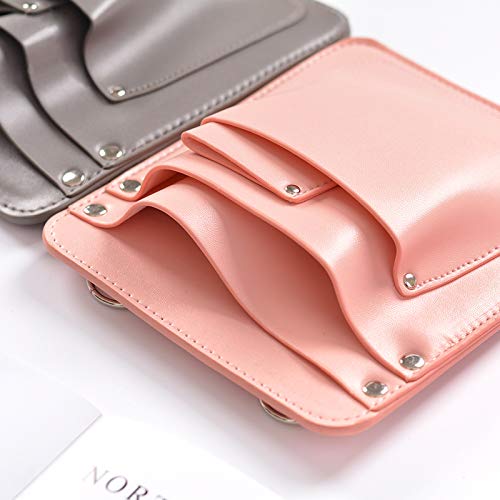 image for TINTON LIFE PU Leather Scissors Holder Bag with Adjustable Shoulder St