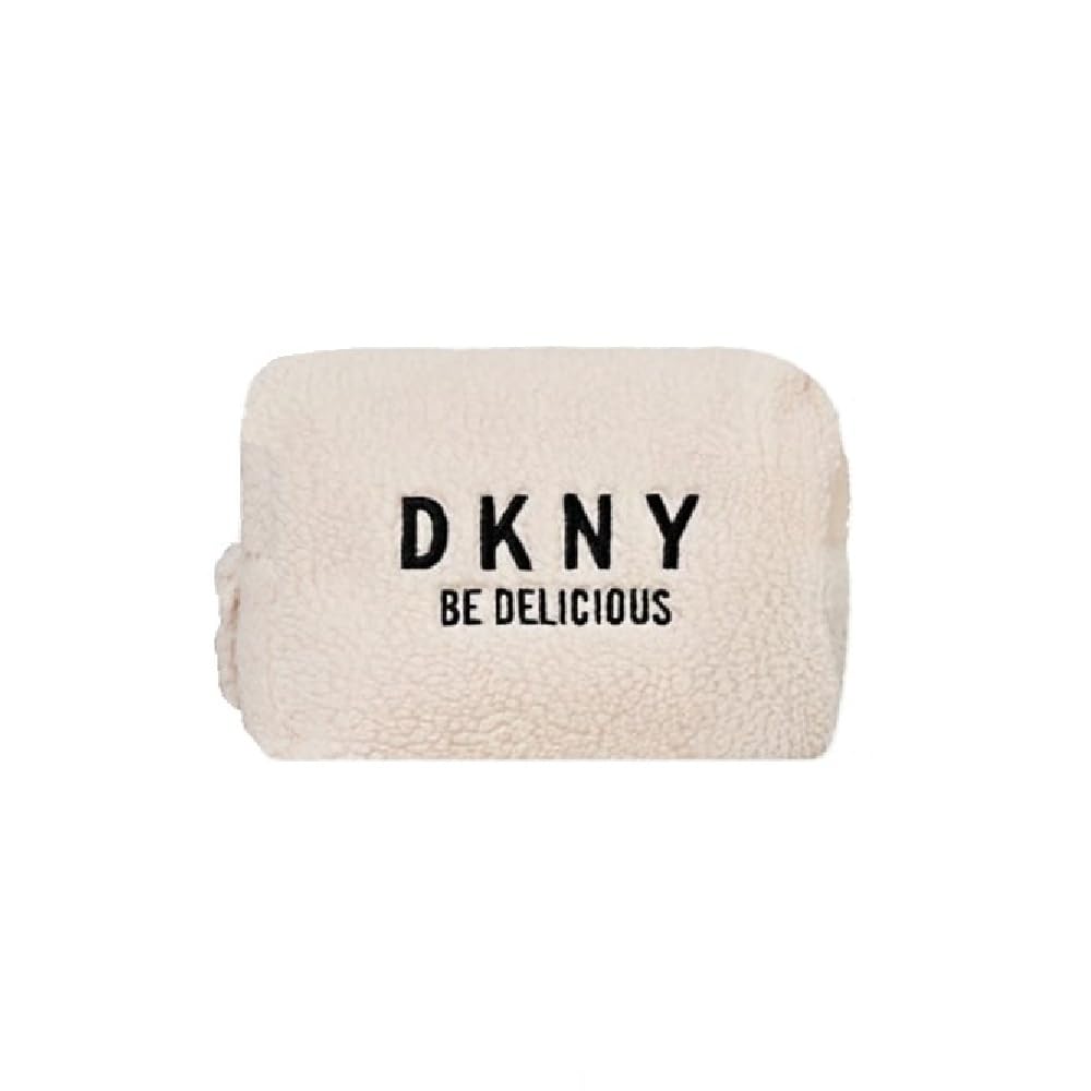 DKNY Be Delicious Fresh Blossoom Zestaw Prezentowy dla Kobiet – Woda Perfumowana 100 ml + Mgiełka Zapachowa 125 ml + Kosmetyczka Podróżna – Kwiatowy Zapach, Idealny na Co Dzień