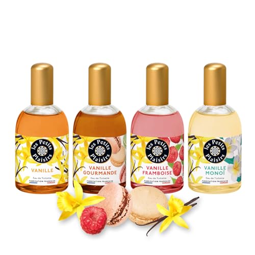 Les Petits Plaisirs - Lote de 4 - Eau de toilette Vainilla,...
