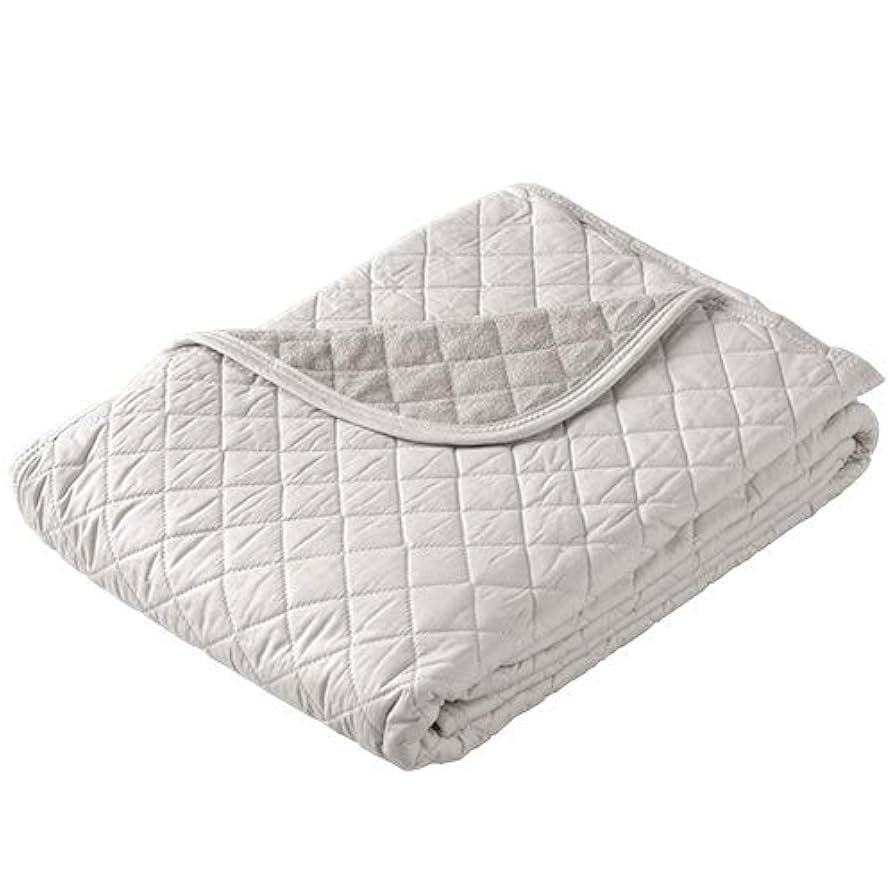 【日本製】両面使えるリバーシブル　クイーンサイズ クイーン 敷きパッド リバーシブル 両面 接触冷感 ワッフル素材