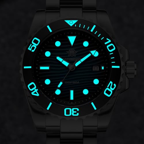 Image of ADDIESDIVE 41MM Men's Quartz Watch Stainless Steel Bracelet Dive Watch