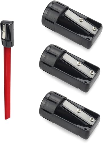 for 3Ps Contractor Pencil Sharpener Carpenter Manual Portable Woodworking Sharpens H