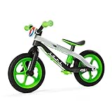 Chillafish BMXie-RS Bicicleta de Aprendizaje, Unisex niños, Verde, Ohne Fussbremse