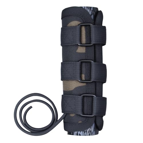 NITIIKA 6 inch Suppressor Cover with Burn Proof Micro Fiber Sleeve Heat Resistant Inner Fiberglass & Silicon Lining Suppressor Wrap Flame-Retardant Cover Protective Sleeve for Suppressor