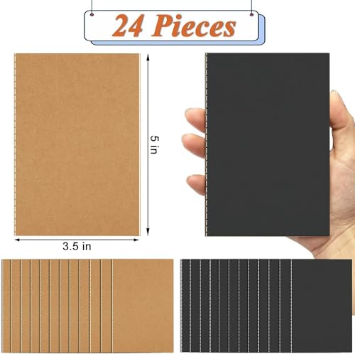 Mini journaux de 8,9x12,7 cm papier épais pour éviter les ratures dans votre carnet - 2