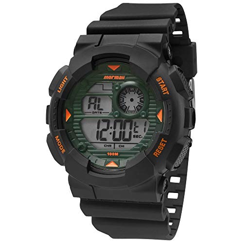 Relógio Mormaii, Pulseira Polimero, Masculino, Preto