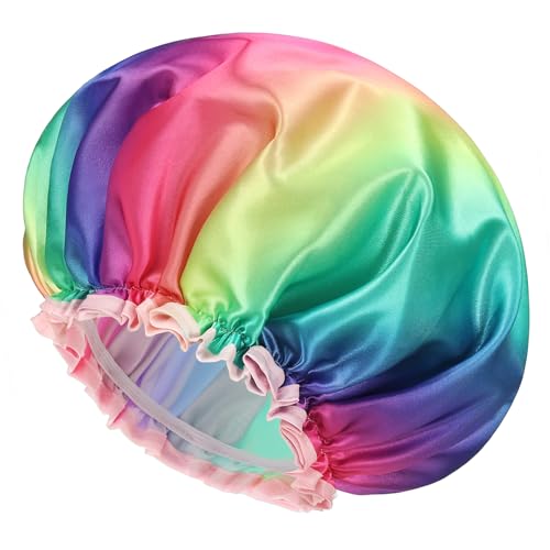 Mikimini Regenbogen Duschhaube XL, 1 Stück