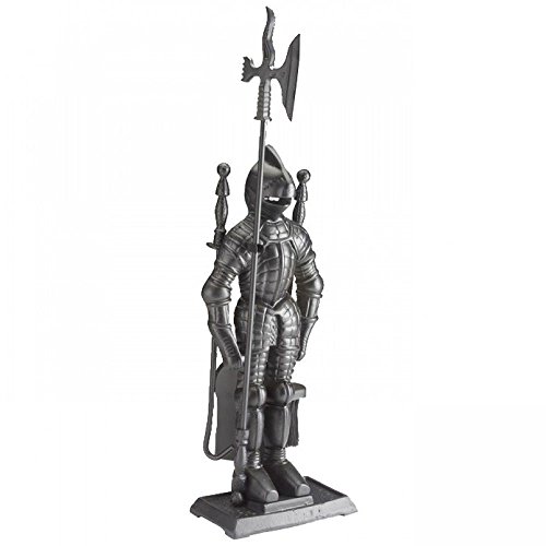 Soldat Noir de 72,4 cm par Inglenook : ensemble d'accessoires de cheminee 5 pieces - 2
