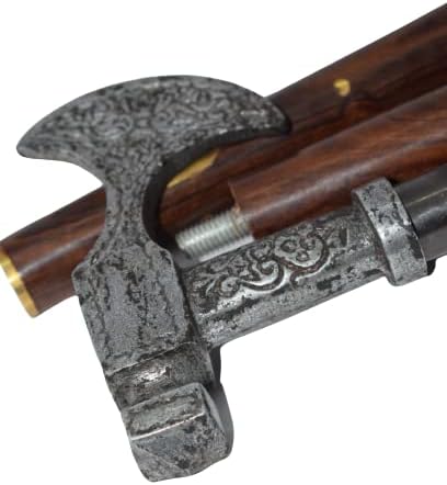 Miniatura 3 de Bastón plegable con mango plateado de hacha, regalo asequible, decorativo, para hombres, mujeres, ancianos, abuelos. Artículo para regalos