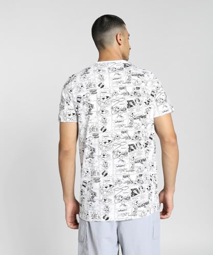 Image of Puma Men's Printed Slim Fit T Shirt