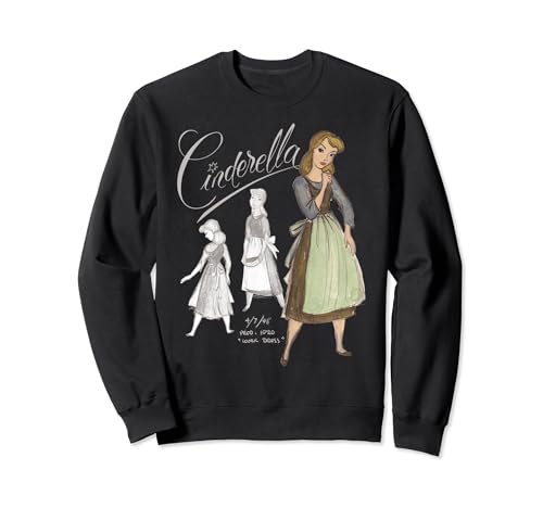 Sweat Disney Cinderella Sketches idéal pour vos sorties cocooning