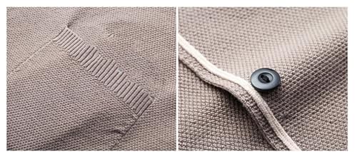 Men's Slim Fit V-Neck Single Breasted Knitted Cardgians Men Casual Knit Stylish Simple Sports Outerwear4