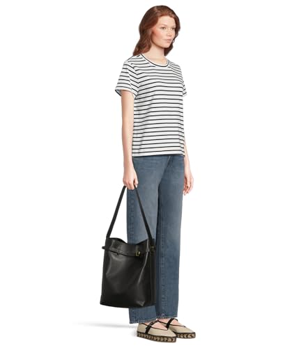 Bolso Madewell tipo bucket en cuero negro miniatura 6