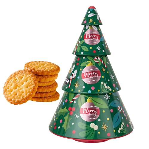 Boîte à biscuits en forme d'arbre de Noël pour décorer votre table de réveillon