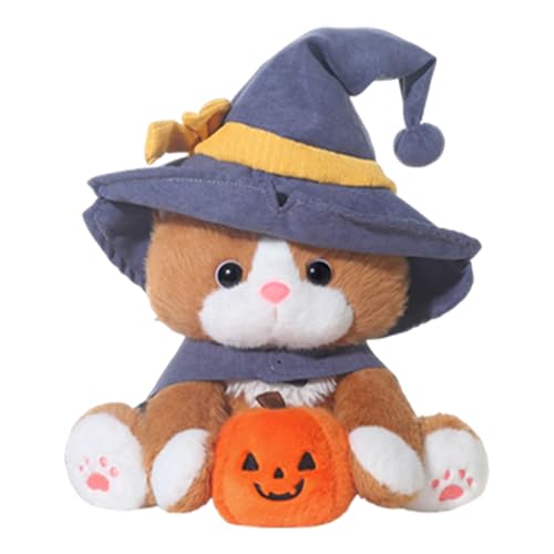 Peluche chat Halloween cadeau anniversaire original filles et garçons