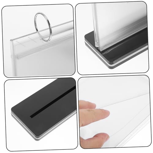 Support de menu acrylique double face pour table et comptoir - 7
