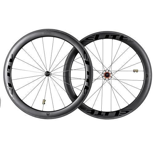 ELITEWHEELS 700c [hoCNpJ[{zC[ ]ԗpzC[Zbg 55mm s28 `[uX ]ԗpzC[Zbg 3K u[LtF[X 1423X|[N