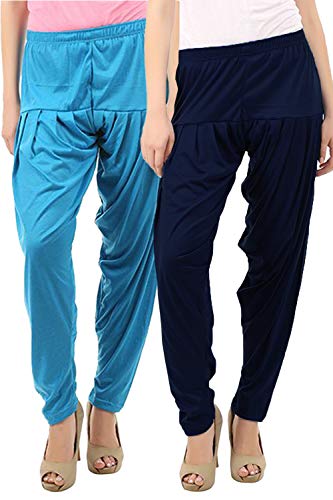 Image of Buy That Trendz Womens Patiala Pants Cotton Viscose Patiyala Salwar Harem Bottoms Pants