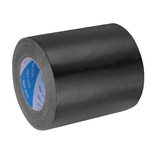 Image of uxcell Heavy Duty Duct Tape, 6 Inch x 55 Yard Waterproof Flexible Hand Tear Strong Adhesive Duct Tapes for Crafts DIY, Fixing, Repairs, Black