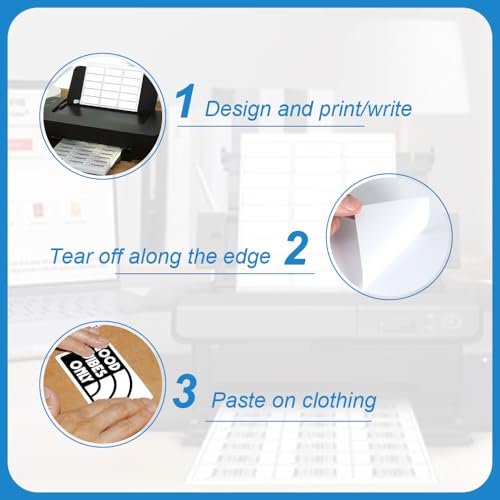 150 Stück Namensetiketten Selbstklebend Namensetiketten Ablösbar,80×50mm Namensschild Textil Bedrucken,Rückstandsfrei Abziehbare Acetatseide Namensaufkleber Etiketten für Schuluniformen,Snackdosen