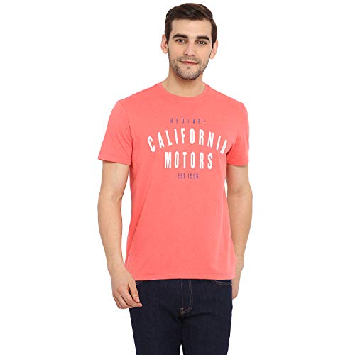 Image of Red Tape Men's Solid Regular Fit Polo