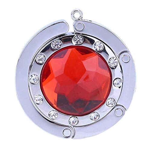 Preisvergleich Produktbild DXR gefaltete Handtasche Tasche Haken Kleiderbügel Crystal Alloy Handtaschenhalter Hangbag Hook Schreibtisch Kleiderbügel mehrere Tasche Zubehör Strass Haken, Stil 12