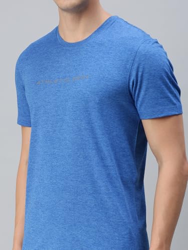 Image of Macroman M-Series Men's Lightweight Active T-Shirt in Soft Polyester with UV Protection, Sweat-Wicking Technology, and Reflective Details