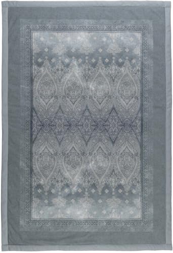 Bassetti Kerala Plaid aus 100% Baumwolle in der Farbe Grau G1, Maße: 135X190 cm - 9333422
