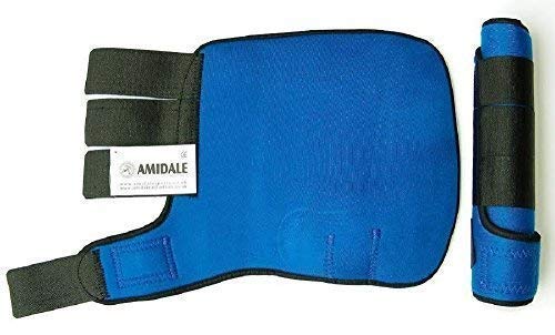 Amidale MEDICINE BRUSHING SUPPORT BOOTS HORSE EQUESTRIAN NEW 10 COLORS (COB/MEDIUM, ROYAL BLUE)